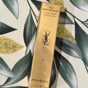Yves Saint Laurent Fuchsia Fling Liquid Blush in Gold Packaging